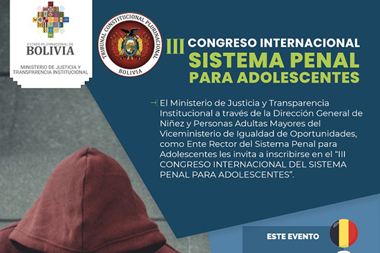 En este momento estás viendo III CONGRESO INTERNACIONAL SISTEMA PENAL PARA ADOLESCENTES