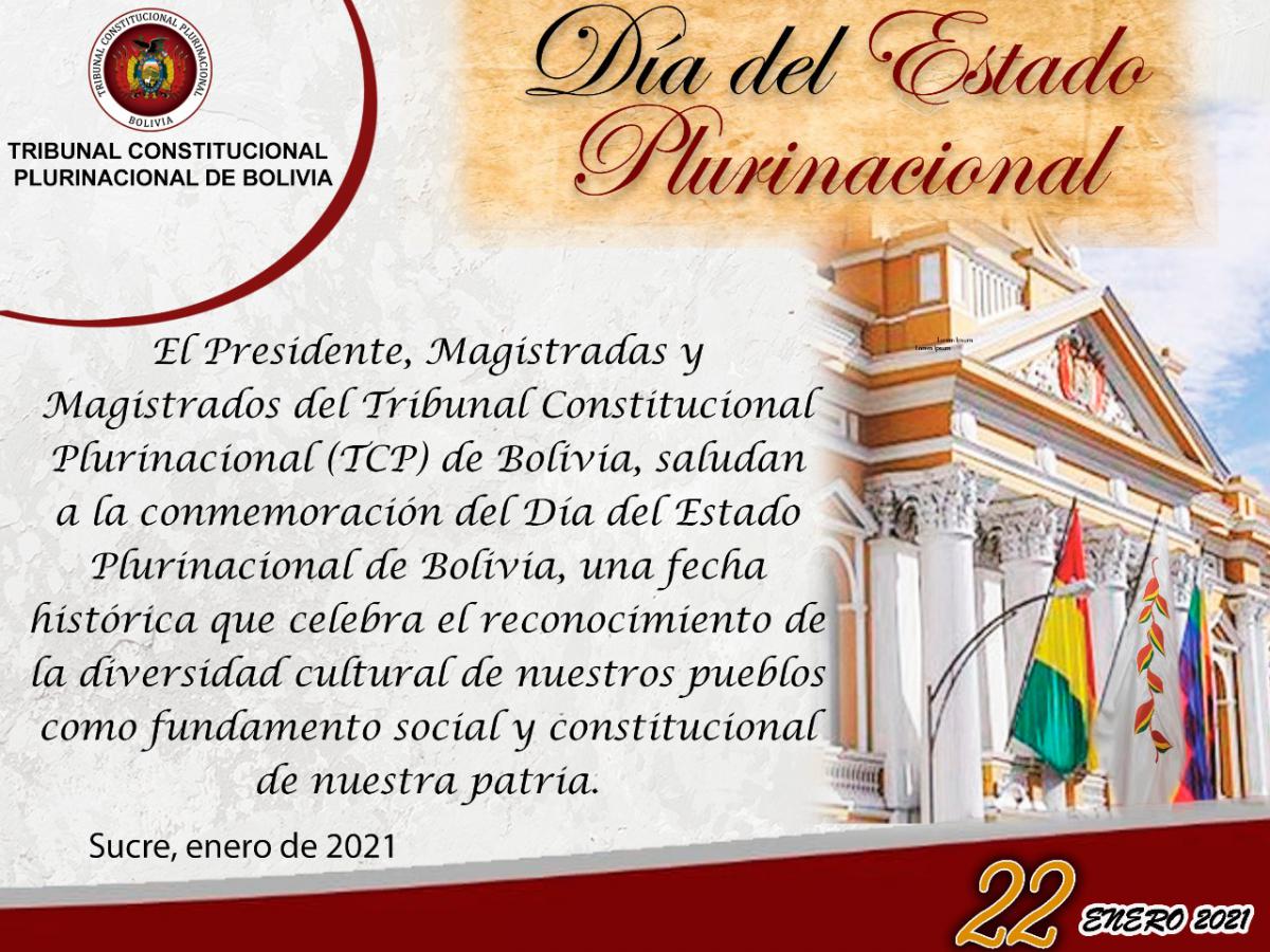En este momento estás viendo DÍA DEL ESTADO PLURINACIONAL