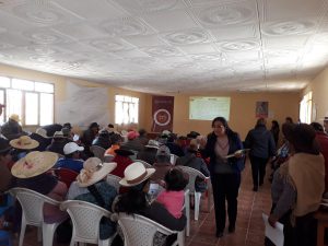 Lee más sobre el artículo TCP realizó Curso Taller sobre JIOC en la localidad de Lequepalca del departamento de Oruro