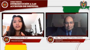 Lee más sobre el artículo Curso Virtual sobre Acciones de Defensa congrega a más de 2.000 miembros de la Policía Boliviana