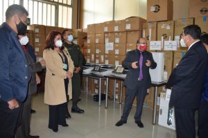 Lee más sobre el artículo TCP DE BOLIVIA REALIZÓ LA ENTREGA DE MODERNO EQUIPAMIENTO TECNOLÓGICO E INSUMOS DE BIOSEGURIDAD