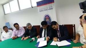 Lee más sobre el artículo El Tribunal Constitucional Plurinacional de Bolivia firma convenio de cooperación académica con la Universidad Autónoma Gabriel René Moreno