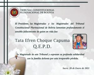 Lee más sobre el artículo CONDOLENCIAS