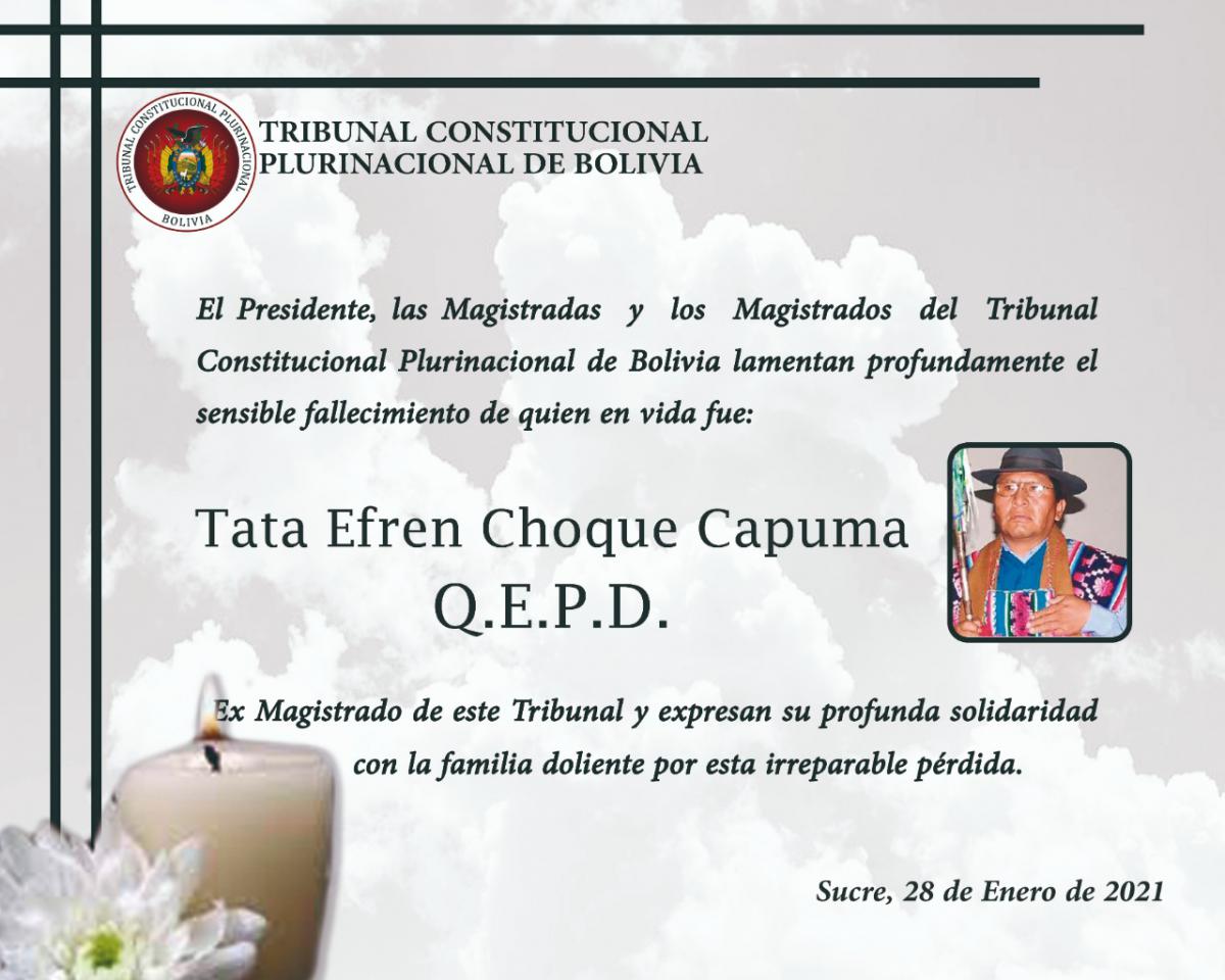 Lee más sobre el artículo CONDOLENCIAS