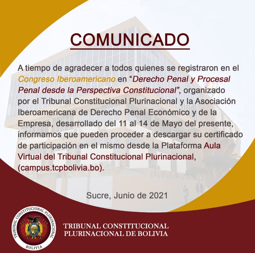 En este momento estás viendo COMUNICADO