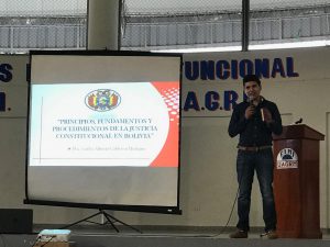 Lee más sobre el artículo TCP de Bolivia participa del Ciclo de Conferencias organizado por la Carrera de Derecho de la UAGRM