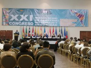 Lee más sobre el artículo El TCP de Bolivia participó en el XXI Congreso Iberoamericano de Derecho del Trabajo y de la Seguridad Social