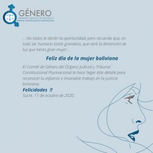 Lee más sobre el artículo DÍA DE LA MUJER BOLIVIANA