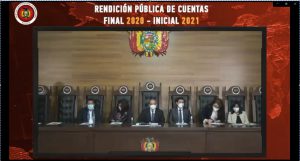 Lee más sobre el artículo Tribunal Constitucional Plurinacional de Bolivia ofreció Rendición Pública de Cuentas Final 2020-Inicial 2021