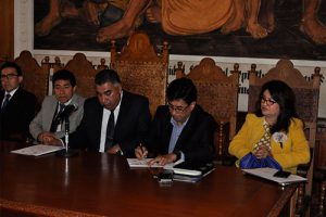 Lee más sobre el artículo TCP suscribe Convenio con Universidad Estatal de Chuquisaca