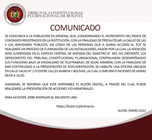 Lee más sobre el artículo COMUNICADO