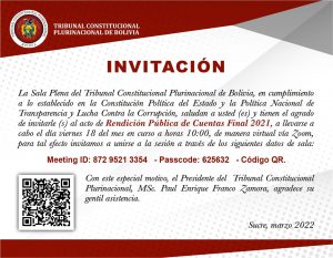 Lee más sobre el artículo RENDICIÓN PÚBLICA DE CUENTAS FINAL 2021