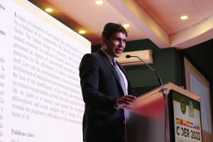 Lee más sobre el artículo MAGISTRADO CALDERÓN PARTICIPÓ COMO EXPOSITOR EN LA UNIVERSIDAD DE AQUINO BOLIVIA
