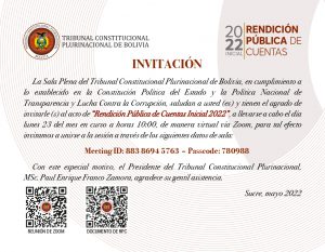 Lee más sobre el artículo Rendición Pública de Cuentas Inicial 2022