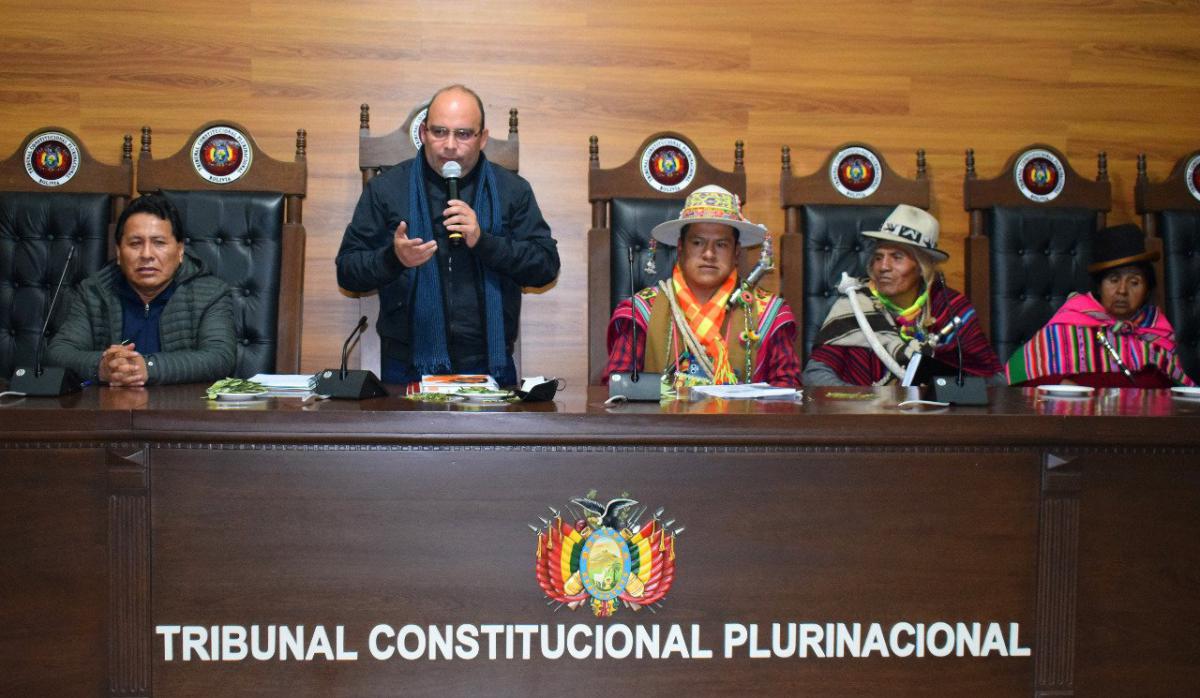 En este momento estás viendo AUTORIDADES DEL TCP Y CONAMAQ SOSTUVIERON DIÁLOGO INTERJURISDICCIONAL