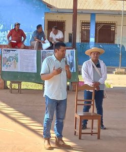 Lee más sobre el artículo MAGISTRADO ESPADA EXPUSO SOBRE “DERECHOS DE LOS PUEBLOS INDÍGENAS” EN LA COMUNIDAD TACANA MONTE SINAÍ DEL DEPARTAMENTO DE PANDO