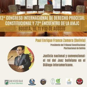 Lee más sobre el artículo TE INVITAMOS A FORMAR PARTE DEL «13° CONGRESO INTERNACIONAL DE DERECHO PROCESAL CONSTITUCIONAL Y 72° ENCUENTRO DE LA ASOCIACIÓN MUNDIAL DE JUSTICIA CONSTITUCIONAL»