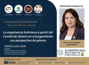 Lee más sobre el artículo «CURSO DE ALTA FORMACIÓN EN JUSTICIA CONSTITUCIONAL Y MUJERES EN ABYA YALA»