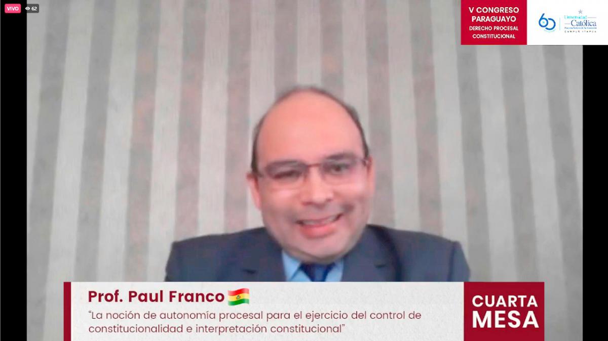 Lee más sobre el artículo PRESIDENTE DEL TCP PARTICIPÓ EN EL «V CONGRESO PARAGUAYO DE DERECHO PROCESAL CONSTITUCIONAL» CON LA PONENCIA REFERIDA A LA NOCIÓN DE AUTONOMÍA PROCESAL