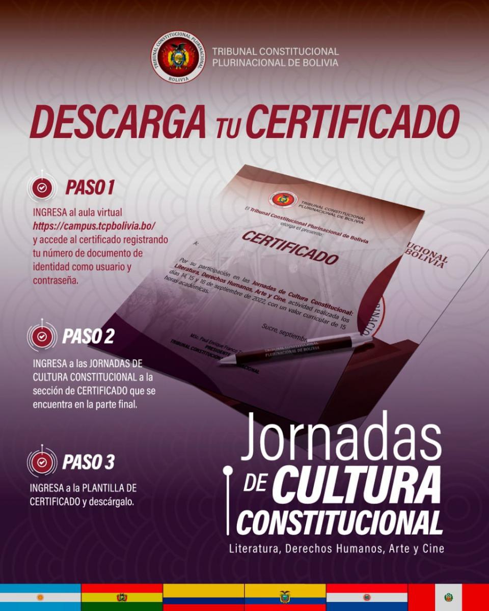 En este momento estás viendo DESCARGUE SU CERTIFICADO