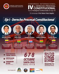 Lee más sobre el artículo FALTAN POCOS DÍAS PARA NUESTRO ENCUENTRO EN EL EVENTO ACADÉMICO MÁS IMPORTANTE DE LA JURISDICCIÓN CONSTITUCIONAL