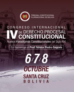 Lee más sobre el artículo DESCARGA EL BROCHURE INFORMATIVO DEL IV CONGRESO INTERNACIONAL DE DERECHO PROCESAL CONSTITUCIONAL
