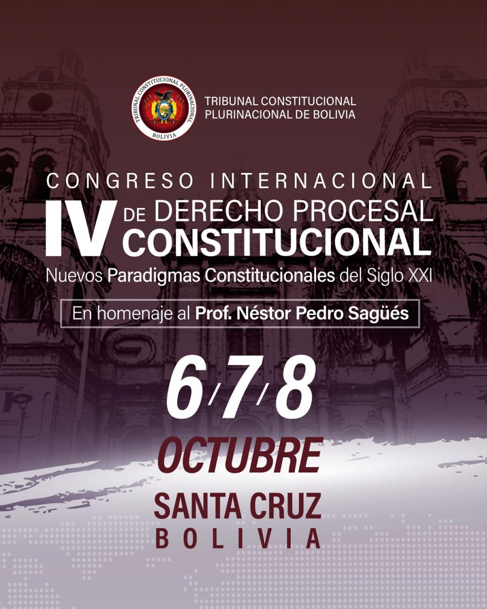 Lee más sobre el artículo DESCARGA EL BROCHURE INFORMATIVO DEL IV CONGRESO INTERNACIONAL DE DERECHO PROCESAL CONSTITUCIONAL