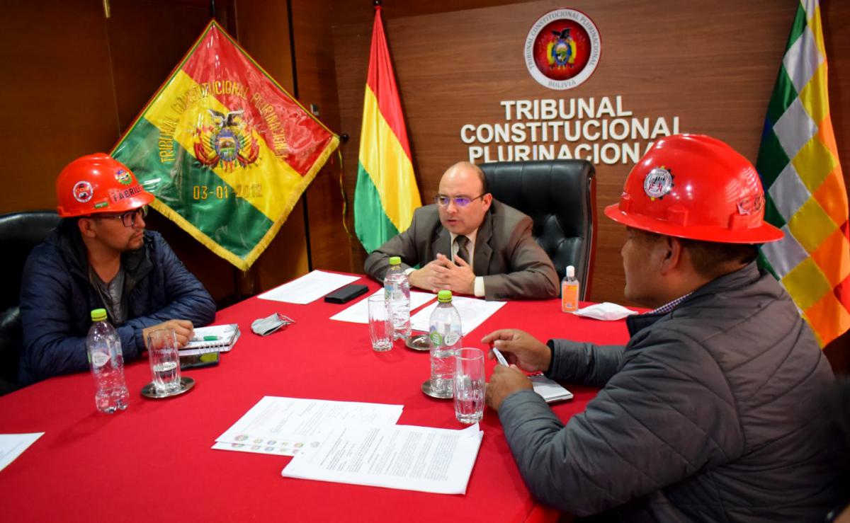 Lee más sobre el artículo PRESIDENTE DEL TCP SOSTUVO REUNIÓN DE COORDINACIÓN CON LA CONFEDERACIÓN DE TRABAJADORES FABRILES DE BOLIVIA
