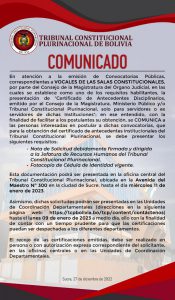 Lee más sobre el artículo COMUNICADO