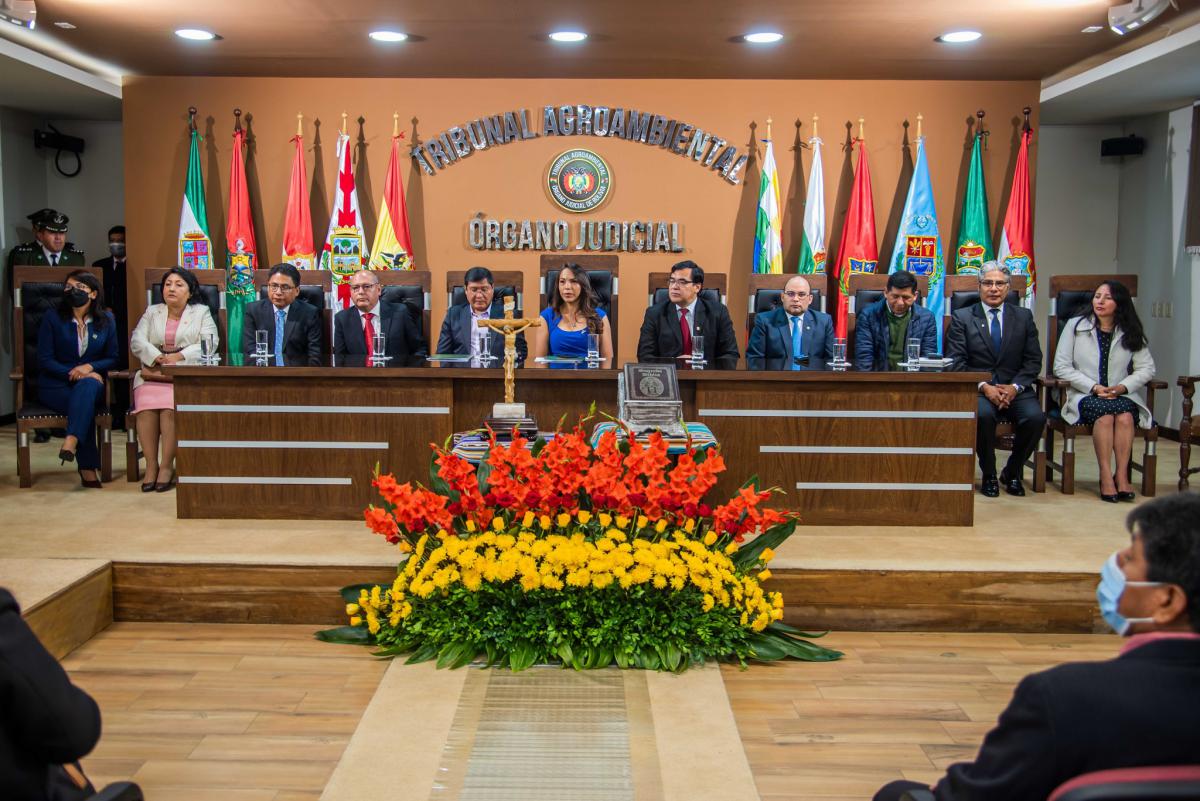 Lee más sobre el artículo AUTORIDADES DEL TCP PARTICIPARON EN EL ACTO DE POSESIÓN DE LA PRESIDENTA DEL TRIBUNAL AGROAMBIENTAL E INAUGURACIÓN DEL AÑO JUDICIAL DE LA JURISDICCIÓN ESPECIALIZADA