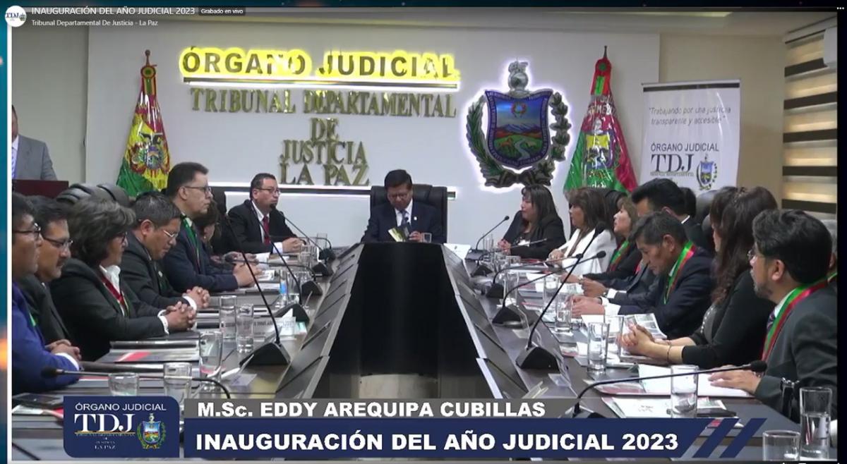 Lee más sobre el artículo MAGISTRADA BRÍGIDA VARGAS BARAÑADO PARTICIPÓ EN LA INAUGURACIÓN DEL AÑO JUDICIAL Y PRESENTACIÓN DEL INFORME DE GESTIÓN 2022 DEL TRIBUNAL DEPARTAMENTAL DE JUSTICIA DE LA PAZ