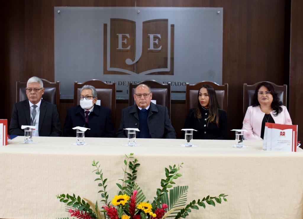 En este momento estás viendo MAGISTRADA GALLARDO PARTICIPÓ DEL ACTO DE LANZAMIENTO DEL LOGO, SLOGAN Y REINAUGURACIÓN DE LA BIBLIOTECA DE LA “ESCUELA DE JUECES DEL ESTADO”