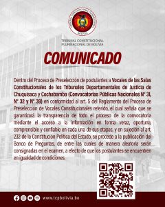 Lee más sobre el artículo COMUNICADO