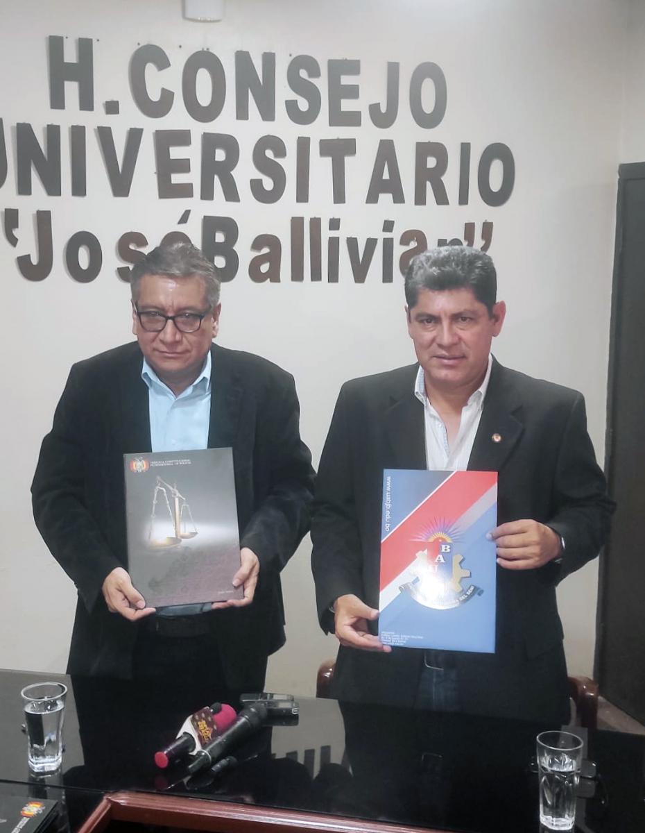 En este momento estás viendo TRIBUNAL CONSTITUCIONAL PLURINACIONAL Y UNIVERSIDAD AUTÓNOMA DEL BENI “JOSÉ BALLIVIÁN” SUSCRIBEN CONVENIO INTERINSTITUCIONAL