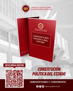 Lee más sobre el artículo CONSTITUCIÓN POLÍTICA DEL ESTADO, DESCARGA GRATUITA