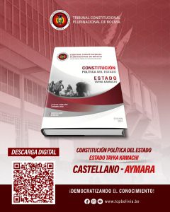 Lee más sobre el artículo CONSTITUCIÓN POLÍTICA DEL ESTADO CASTELLANO – AYMARA, DESCARGA GRATUITA