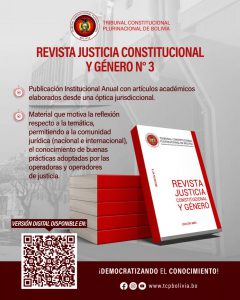 Lee más sobre el artículo «REVISTA JUSTICIA CONSTITUCIONAL Y GÉNERO N°3», DESCARGA GRATUITA