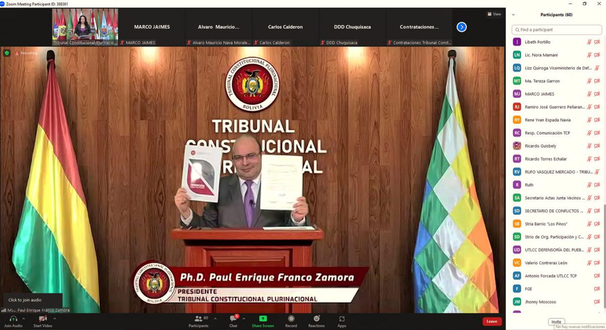 En este momento estás viendo TCP PRESENTÓ INFORME DE RENDICIÓN PÚBLICA DE CUENTAS INICIAL 2023, DANDO A CONOCER LA PROYECCIÓN INSTITUCIONAL PARA LA PRESENTE GESTIÓN