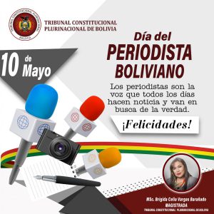 Lee más sobre el artículo DÍA DEL PERIODISTA, SALUTACIÓN DE LA MAGISTRADA BRIGIDA VARGAS BARAÑADO