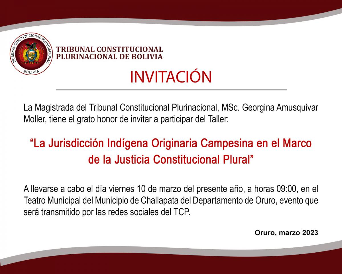 En este momento estás viendo INVITACIÓN