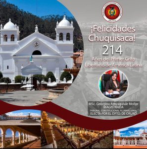 Lee más sobre el artículo SALUTACIÓN POR LOS 214 AÑOS DEL PRIMER GRITO LIBERTARIO DE AMÉRICA LATINA