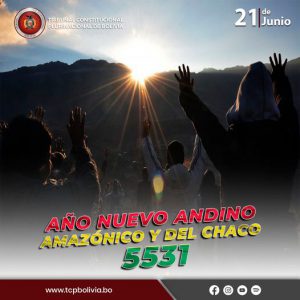 Lee más sobre el artículo AÑO NUEVO ANDINO AMAZÓNICO Y DEL CHACO 5531