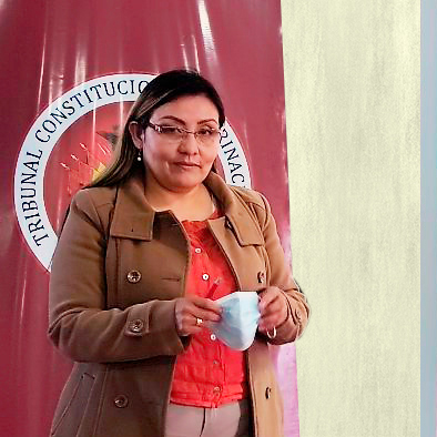 Lee más sobre el artículo MAGISTRADA GEORGINA AMUSQUIVAR MOLLER PARTICIPÓ COMO EXPOSITORA EN CURSO TALLER ORGANIZADO POR LA FEDERACIÓN DE CAMPESINOS DEL DEPARTAMENTO DE ORURO