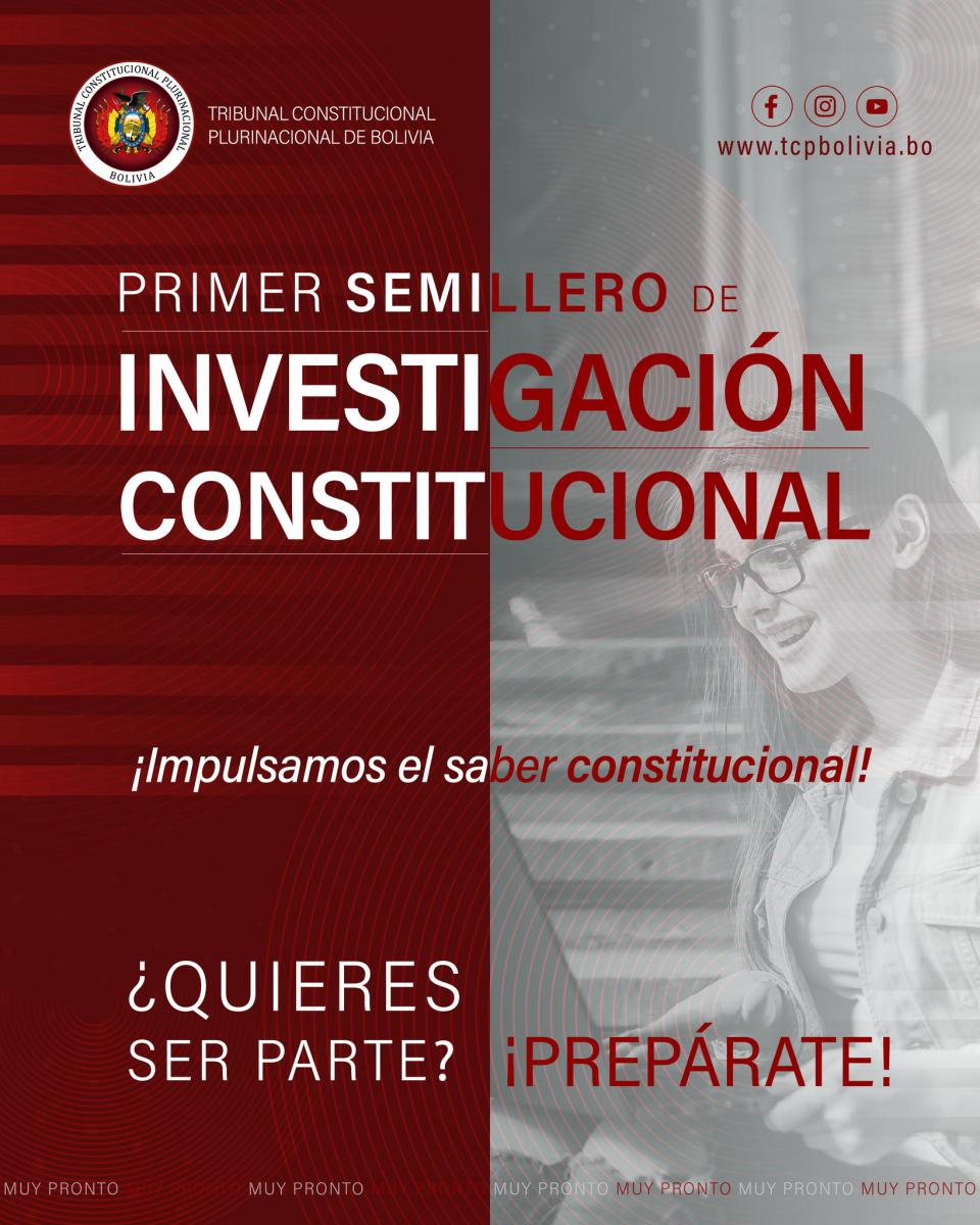 En este momento estás viendo INVITACIÓN, “PRIMER SEMILLERO DE INVESTIGACIÓN CONSTITUCIONAL”