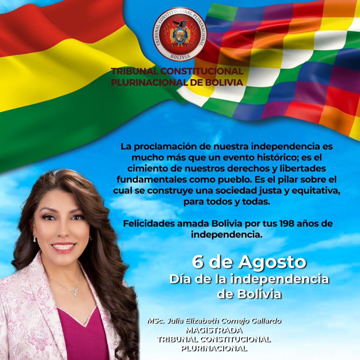 Lee más sobre el artículo SALUTACIÓN DE LA MAGISTRADA MSC. JULIA ELIZABETH CORNEJO GALLARDO