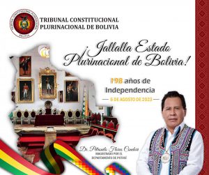 Lee más sobre el artículo SALUTACIÓN DEL MAGISTRADO Dr. PETRONILO FLORES CONDORI