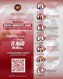 Lee más sobre el artículo EN SEMINARIO INTERNACIONAL, TCP MOTIVÓ EL ANÁLISIS SOBRE LOS DERECHOS DEL MEDIO AMBIENTE SANO Y DERECHOS DE LA NATURALEZA