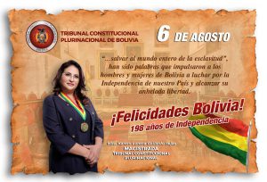 Lee más sobre el artículo SALUTACIÓN DE LA MAGISTRADA MSC. KAREM LORENA GALLARDO SEJAS