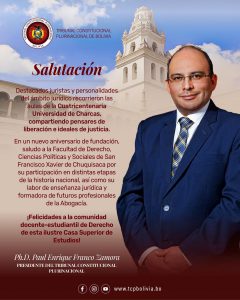 Lee más sobre el artículo SALUTACIÓN DEL PRESIDENTE DEL TCP