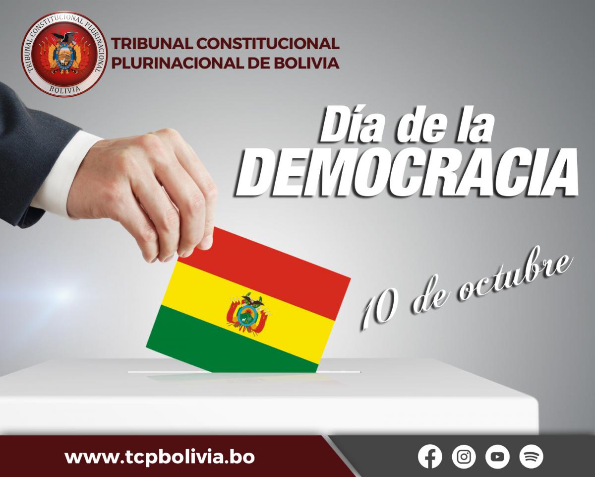 Lee más sobre el artículo DÍA DE LA DEMOCRACIA EN BOLIVIA